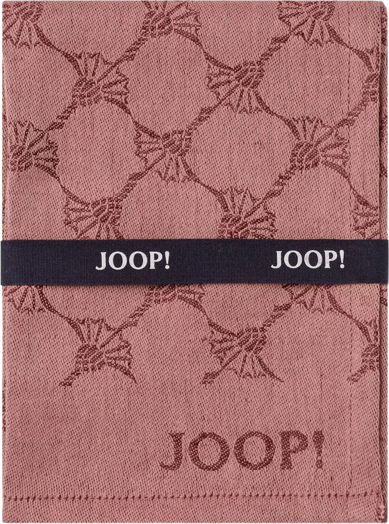 JOOP! Geschirrtuch Cornflower 1700-22 – Halbleinen in edlem Bordeaux