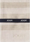 JOOP! Geschirrtuch Cornflower 1701-33 – Cremefarbenes Halbleinen-Tuch mit Streifen