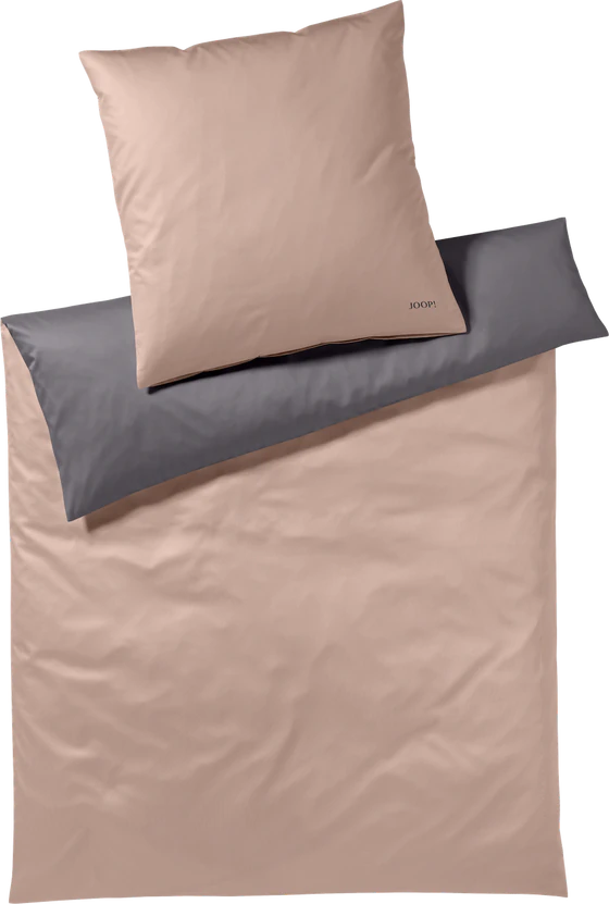 JOOP! Bettwäsche Micro Pattern 4040-18 Caramel – Eleganter Mako-Satin aus Baumwolle