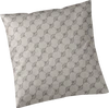 JOOP! Kissenbezug Cornflower Double 17 Taupe – Jacquard-Satin mit gesticktem Logo
