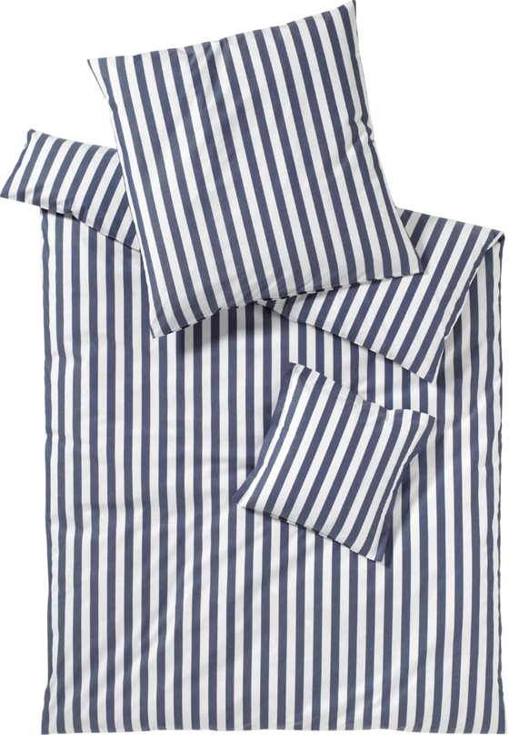 Elegante Lido-Bettwäsche-7022-2-marine: Hautfreundlich, Öko-Tex