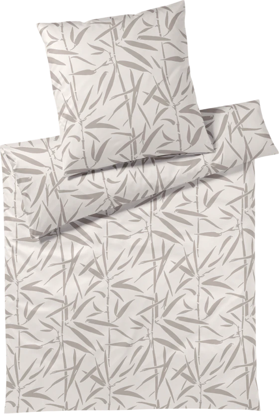 Elegante Sweet Grass Bettwäsche Beige - Hautsympathisch & Bügelfrei