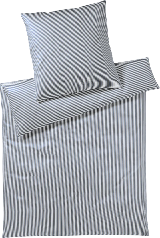 Elegante Sister Stripe Bettwäsche Blau – Weich & Atmungsaktiv