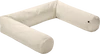 Babynest ALVI Schlummerlounge Bio Baumwolle Starfant Weiß