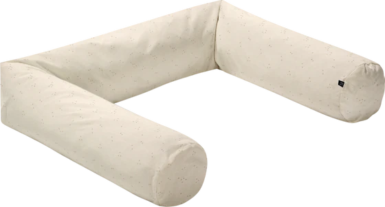 Babynest ALVI Schlummerlounge Bio Baumwolle Starfant Weiß