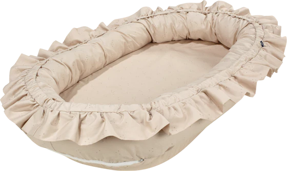 Nestchen für Babybett ALVI Schlummer-Nestchen Volant Baumwolle