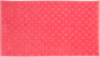 Badvorleger Möve Monochrome Check Coral – Saugstark & Schnell Trocknend