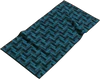Handtuch Möve Tide Tiles 50x100 cm Blau Türkis – Saugfähig, Weich