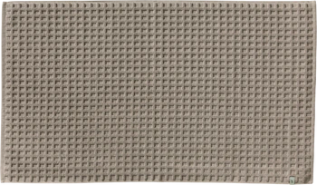 Badteppich Möve Piquée 60x60 Weiß – Saugfähig Baumwolle