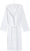 Kapuzen-Bademantel Möve Piquée snow – 100% Baumwolle, Unisex