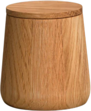 Aufbewahrungsdose Eiche Möve Oak Ø8x8,5cm Natur Unikat