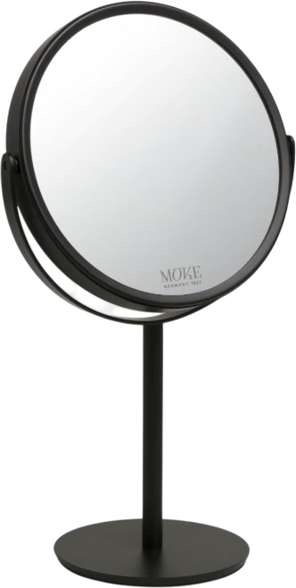 Doppelseitiger Stand-Kosmetikspiegel Möve Mirrors Schwarz 5x Vergrößerung