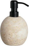 Seifenspender Travertin Grace Möve Beige Polyresin Matt Robust