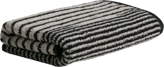 Handtuch Möve Illusions Dancing Beige/Schwarz Baumwolle