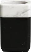 Zahnbürstenhalter Möve+ Schwarz/Weiß – Hochwertiger Kunststoff