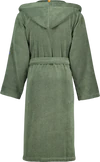 Kapuzen-Bademantel Herren Joop! 1660-43 Oliv Baumwolle Saugfähig