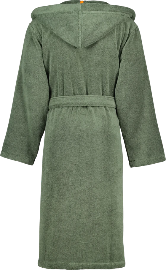Kapuzen-Bademantel Herren Joop! 1660-43 Oliv Baumwolle Saugfähig
