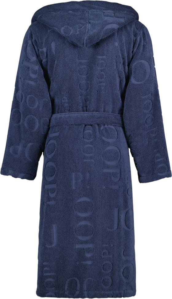 Kapuzen-Bademantel Herren Joop! Uni-blau Walkfrottier 1665-175