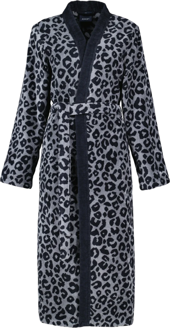 Damen-Kimono Joop! Leo-1666-90 Graphit Velours Baumwolle