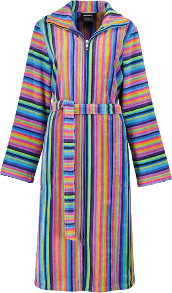 Damen-Bademantel Cawö 1456-14 Multicolor Walkvelours weich