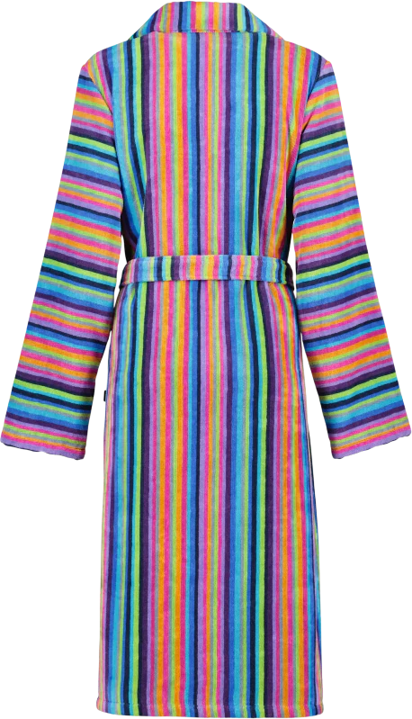 Damen-Bademantel Cawö 1456-14 Multicolor Walkvelours weich