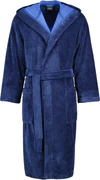 Herren-Bademantel Cawö Doubleface-801-11 Nachtblau – Weicher Baumwollkomfort