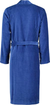 Herren-Bademantel Cawö 3714-166 Saphir – Weicher Baumwoll-Kimono