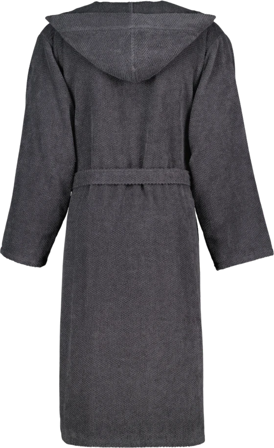 Herren-Bademantel Cawö 5623-740 Basalt – 100% Baumwolle