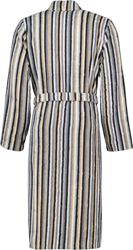 Kimono-Bademantel Cawö 6607-73 Kiesel 100% Baumwolle