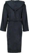 Herren-Bademantel Cawö 842-17 Blau – 100% Baumwolle, Kapuze
