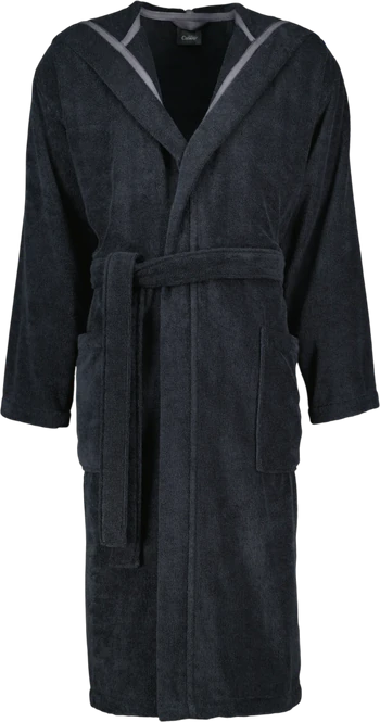 Herren-Bademantel Kapuze Cawö 842-97 Lava – Walkfrottier Baumwolle