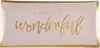 Dekorativer Glasteller Rosa GIFTCOMPANY Love Plates 21cm