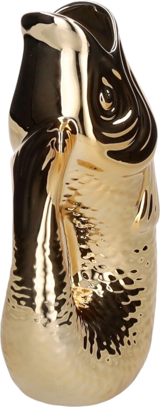 Dekorative Vase Fischform GIFTCOMPANY Gold Keramik 1,2L