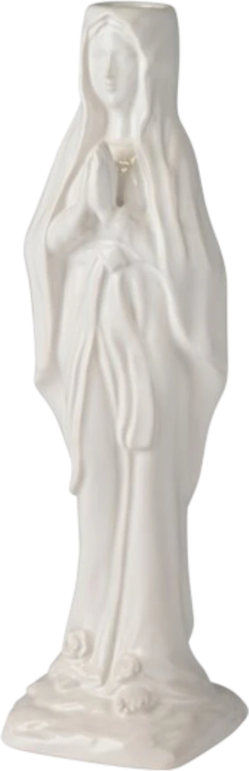 Kerzenhalter Madonna Weiß GIFTCOMPANY – Edle Keramik-Darstellung