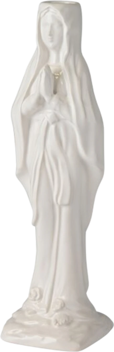 Kerzenhalter Madonna Weiß GIFTCOMPANY – Edle Keramik-Darstellung