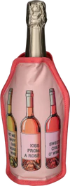 Kühlmanschette für Flaschen Froid rosa – GIFTCOMPANY Weinflaschen-Design