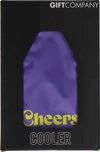 Flaschenkühlmanschette Froid Cheers lila/gelb GIFTCOMPANY