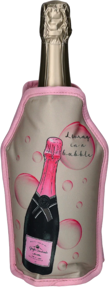 Kühlmanschette Champagner Froid grau/rosa – GIFTCOMPANY