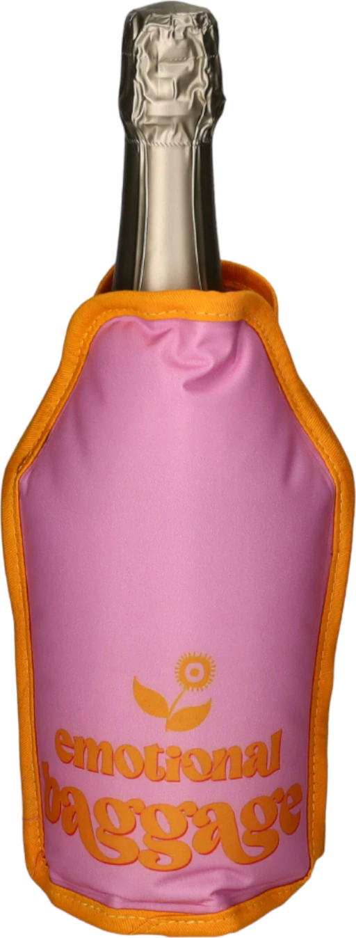 Kühlmanschette Flasche GIFTCOMPANY Froid Rosa/Orange – Wiederverwendbar