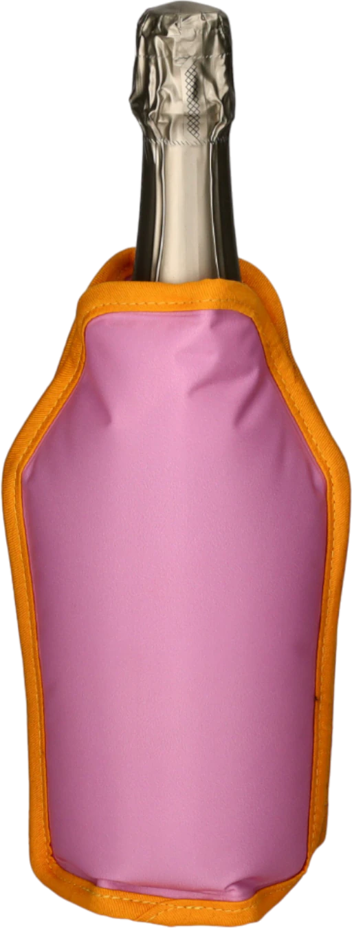 Kühlmanschette Flasche GIFTCOMPANY Froid Rosa/Orange – Wiederverwendbar