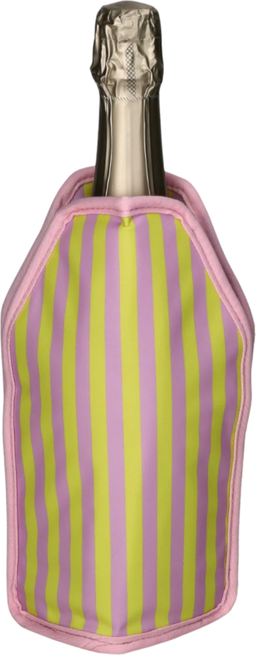 Flaschenkühlmanschette Froid Zitrone pink/gelb – GIFTCOMPANY