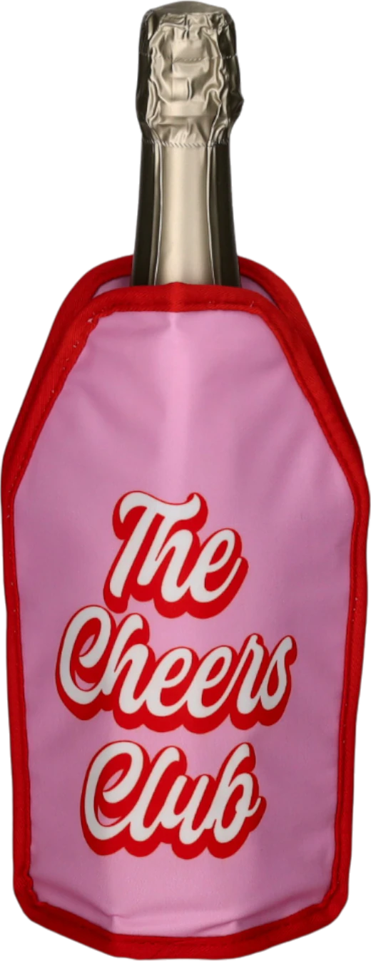 Flaschenkühlmanschette GIFTCOMPANY Froid Rosa Cheers Club