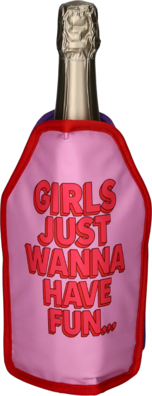 Kühlmanschette für Flaschen GIFTCOMPANY Froid rosa/blau flexibel