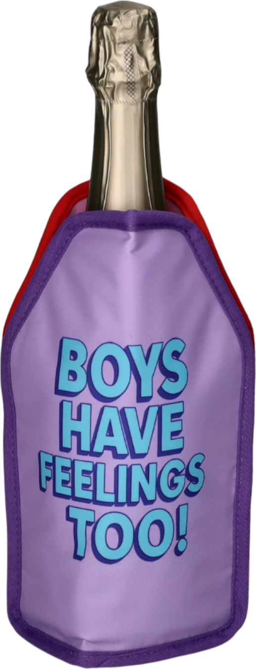 Kühlmanschette für Flaschen GIFTCOMPANY Froid rosa/blau flexibel