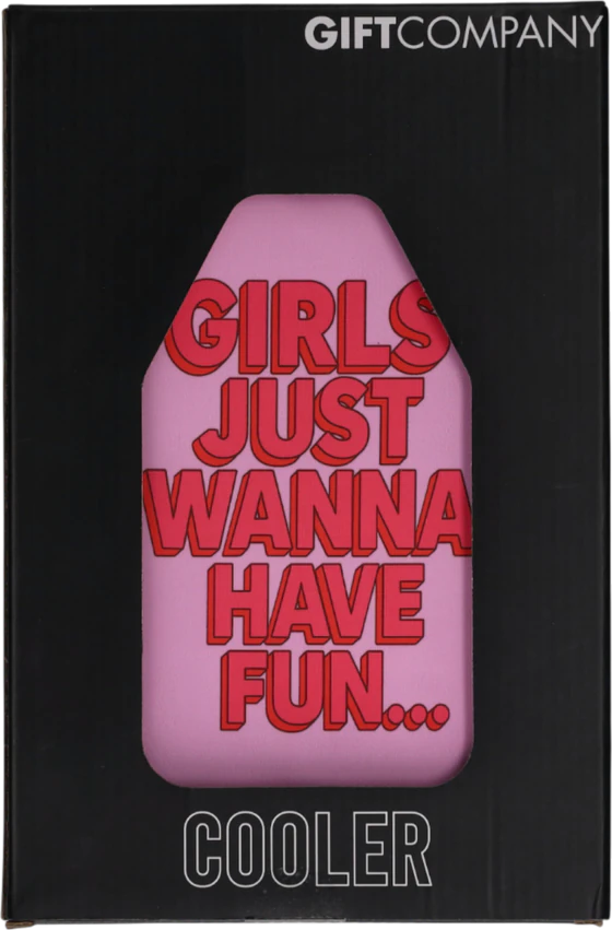 Kühlmanschette für Flaschen GIFTCOMPANY Froid rosa/blau flexibel