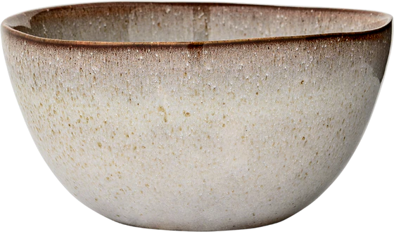 Schale aus Steingut Bloomingville Sandrine Natur Unikat