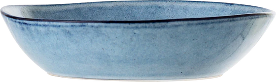 Tiefer Essteller Steingut Blau Bloomingville – Handgefertigt Unikat
