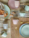 Becherset Steingut Bloomingville Carla Rot – Skandinavisches Design