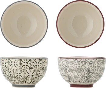 Müslischale Bloomingville Karine Grün Steingut – Skandinavisches Design