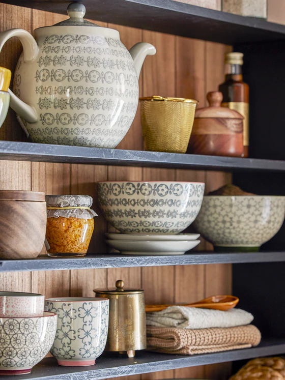 Müslischale Bloomingville Karine Grün Steingut – Skandinavisches Design